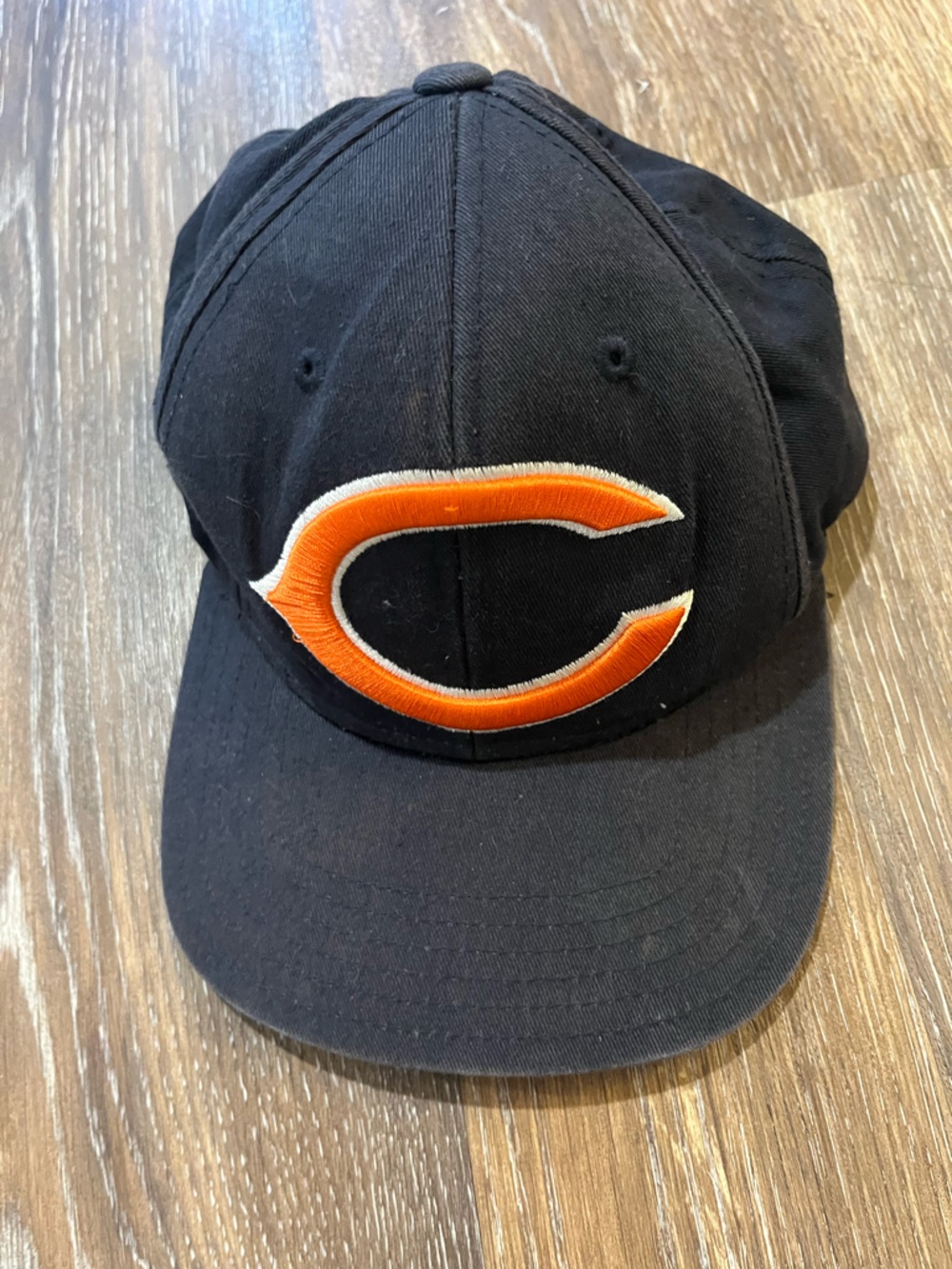 NFL Black Youth Cap with Orange Accent Patch